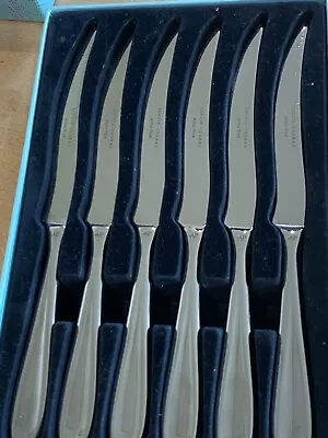 Buy Sophie Conran For Arthur Price Set Of Six Steak Knives - New Never Used ! • 14.99£