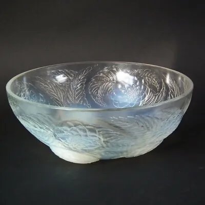 Buy Rene Lalique Opalescent Glass 'Dahlias No.1' Bowl • 1,255£