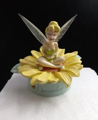 Buy Walt Disney Widdop TINKERBELL Fairy Birthday Gift Birthstone Figurine - NOVEMBER • 17.95£