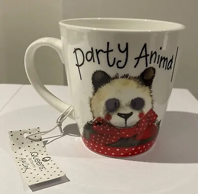 Buy PARTY ANIMAL Fine Bone China Panda Mug By ALEX CLARK SPARKLE & QUEENS BNWOT • 8.50£