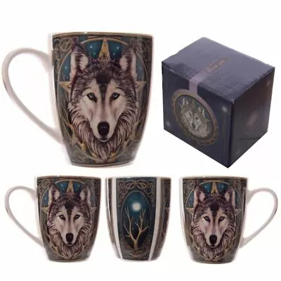 Buy Lisa Parker Design Wolf Head New Bone China Tea Coffee Mug Fantasy Gift Boxed • 7.70£