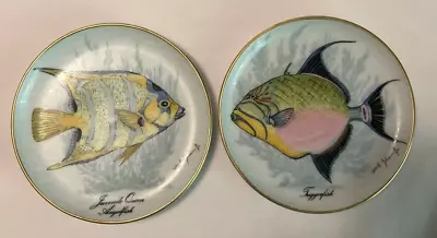 Buy Set Of 2 Vintage AK Kaiser W. Germany Fish Plates Coasters Trinket Dishes • 23.98£