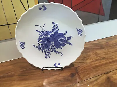 Buy COPELAND SPODE CHINA 9.5'' DINNER PLATE ENGLAND Scallop Blue Floral Bouquet Exc. • 32.01£