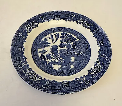 Buy 1920’s BLUE Willow Woods Ware, Wood & Sons ENGLAND, 6  Bread & Butter Plate *5E* • 12.46£