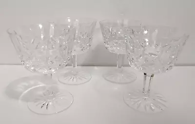 Buy Waterford Lismore 4  Cordial/Dessert Glasses Set 4 Eleg. Vintage Crystal-1 Diff. • 66.41£