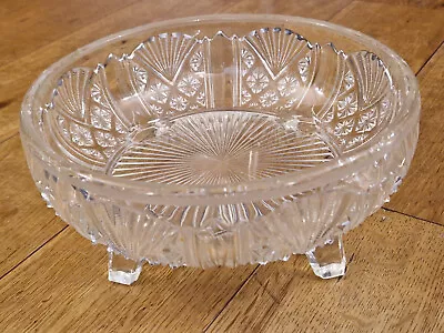 Buy Vintage Clear Glass Fruit Bowl. Must Have. • 10£