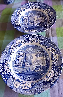 Buy Spode Italian Pair Of Soup/ Pasta Bowls 9in • 25£