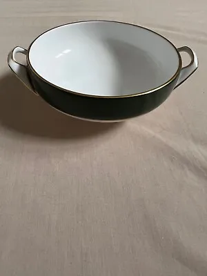 Buy Spode Green Velvet Twin Handled Soup Bowl Excellent Condition First Quality  • 4.99£