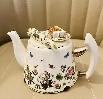 Buy Medium Portmeirion Botanic Garden England Novelty Afternoon Tea Table Teapot  • 16£