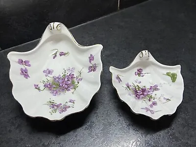 Buy Two Hammersley Victorian Violets Trinket Dishes • 14.50£