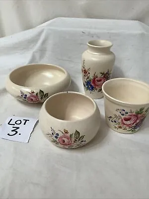 Buy AXE VALE Pottery Set Of 4 Small Vases And POTS - LOT 3 • 7.95£