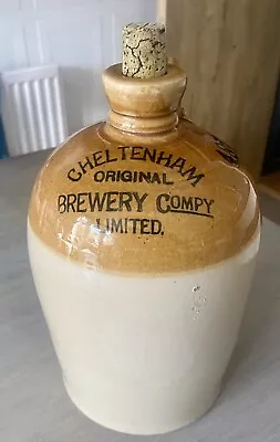 Buy VERY RARE Vintage Stoneware Flagon - Cheltenham Original Brewery Comp Limited • 25£