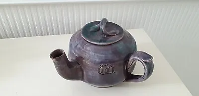 Buy Rare William Baron Of Barnstaple Art Pottery Teapot Monogrammed C.1910 • 79.95£