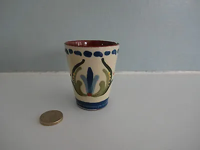 Buy Vintage Motto Ware Longpark Pottery-small Beaker 40NI  Dawntee Vall Bevoure Yuin • 5.99£