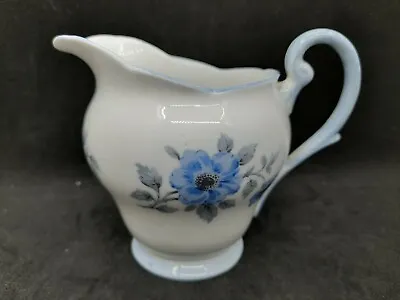 Buy Vintage Royal Standard Blue Cabbage Rose Pattern Bone China Cream Or Milk Jug • 25£