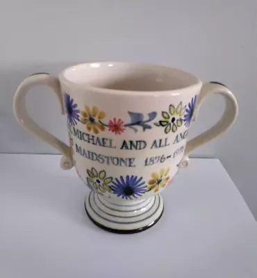 Buy Rye Pottery David Sharp Loving Cup - 100 Yrs Of St.michaels Maidstone  1976  Exc • 14.99£