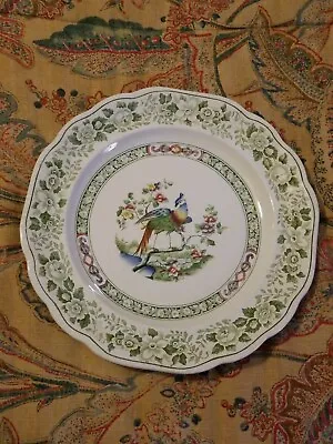 Buy Vintage Coronaware Winchester Hancock & Sons Pheasant Green Floral Dinner Plate • 27.40£