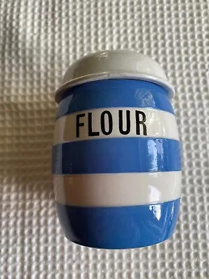 Buy Cornish Kitchen Ware Blue & White Striped Flour Shaker Sifter  T G Green • 9.95£