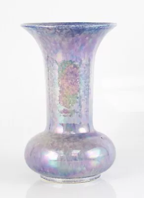 Buy Vintage Ruskin Pottery Delphinium / Lilac Lustre Flared Shaped Vase • 329.99£
