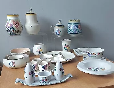 Buy Job Lot Of Poole Pottery, 27 Items Of Similar Pattern • 45£