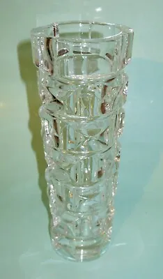 Buy Crystal Glass Vase 24% Lead Cristal D'arques 8.5 Tall Geometric Block • 7.99£