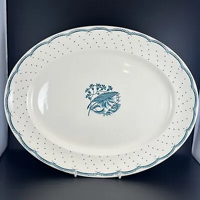 Buy Susie Cooper Style Grays Pottery Oval Serving Plate 14” X 11” • 4.99£