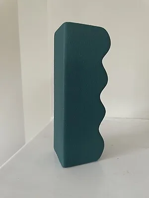 Buy &k Amsterdam Teal Candle Holder Edge Stoneware New In Box 5 X 4.5 X 15cm • 10.99£