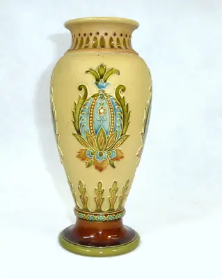 Buy Villeroy & Boch Mettlach 1913 Carved Vase • 463.34£