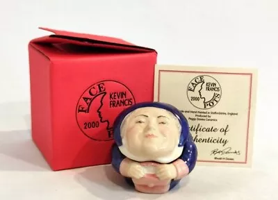 Buy Kevin Francis Signed Prototype Colour Trial Queen Mother (blue) Ceramic Face Pot • 42.69£