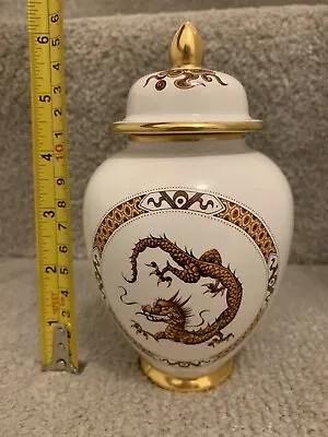 Buy Carlton Ware Dragon Design Small Lidded Jar Perfect Condition • 30£