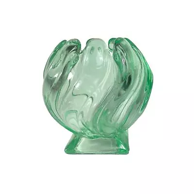 Buy Art Deco Glass Vase, Bagley Equinox 1930's Green Glass Posy / Bud Vase • 17.99£