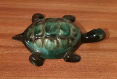 Buy Vintage Blue Mountain Canadian Pottery Tortoise 5  X 3.5  Black/green Glaze • 8.50£