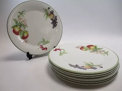 Buy St Michael Ashberry Dinner Plates X 8 Fine China Fruit Floral Pattern 27cm Diam • 24£