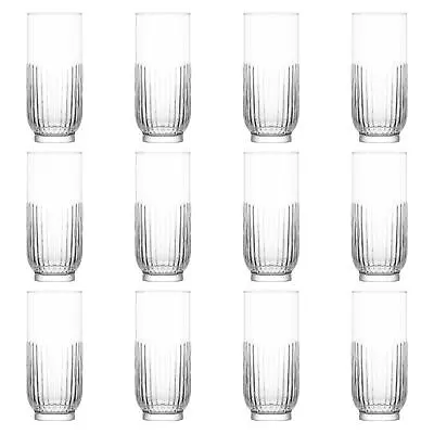 Buy 12x LAV Tokyo Highball Glasses Tall Glass Water Drinking Tumblers Set 395ml • 17£