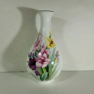 Buy Noritake Bud Vase Signed S.Kimura Bone China Handpainted Flowers/Floral Japan 7  • 42.67£
