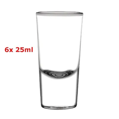 Buy OLYMPIA Boston Clear Shot Glasses Toughened Whisky Vodka Shooter 60ML /25ML • 12.99£
