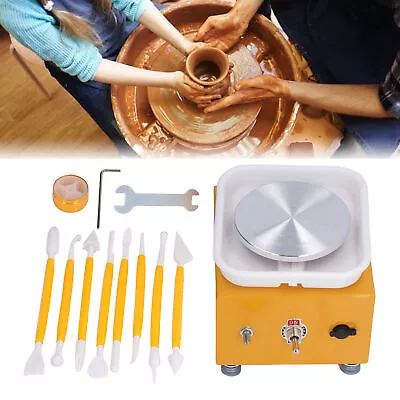 Buy Electric Pottery Wheel Ceramic Making Machine DIY Potter Clay Mould Craft • 39.17£