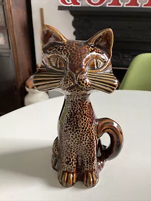 Buy Vintage Dartmouth Devon Pottery Brown Cat Money Box DARTMOUTH CAT 812 • 30£