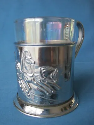 Buy Tea Glass Cup Holder. Russian Troika Of Horses. The USSR. • 27.88£