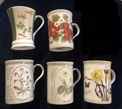 Buy 6 Floral BONE CHINA Mugs, Laura Ashley, N TRUST, Rington’s, C Trent & Kingsbury • 12£