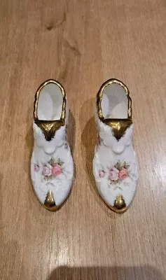 Buy Paragon Victoriana Rose Vintage Shoes Fine Bone China   • 24.99£