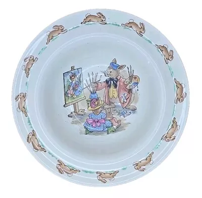 Buy 1936 Royal Doulton Fine Bone China Bunnykins Bowl Painting Rabbit Scene Free P&P • 14.99£