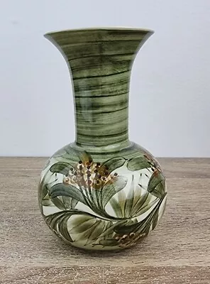 Buy JERSEY POTTERY VASE Floral Pattern Approx 15cm Tall • 12£