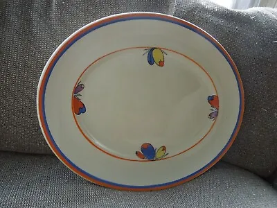 Buy Clarice Cliff Flora Large Oval Serving Plate • 110£