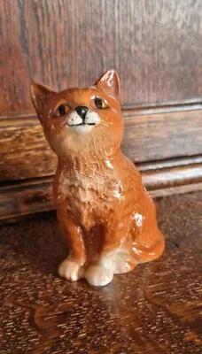 Buy Beswick Ginger Tom Tabby Cat Kitten Figurine Albert Hallam Fully Stamped  • 17.50£