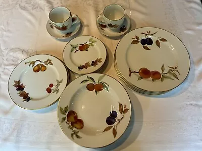 Buy Royal Worcester Evesham Gold Dinnerware Made In Portugal 20 Pieces • 142.25£
