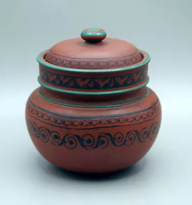 Buy WATCOMBE Pottery PRATTWARE AESTHETIC Movement C1885 Covered Pot • 1.99£