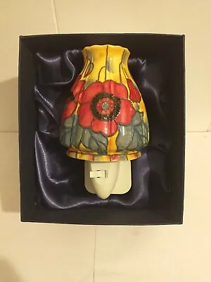 Buy Old Tupton Ceramic Ware Hand Painted Night Light Flowers  Design Boxed Working  • 24.99£
