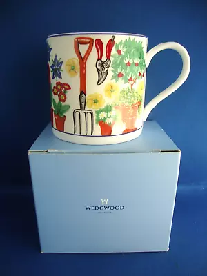 Buy Wedgwood English Bone China Gardening Tea Coffee Mug Fuchsia C1999 New & Boxed • 10.95£