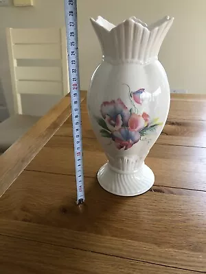 Buy Aynsley Little Sweetheart Fine Bone China Vase,  27 ½ Cm High,  12 Cm Wide • 10£